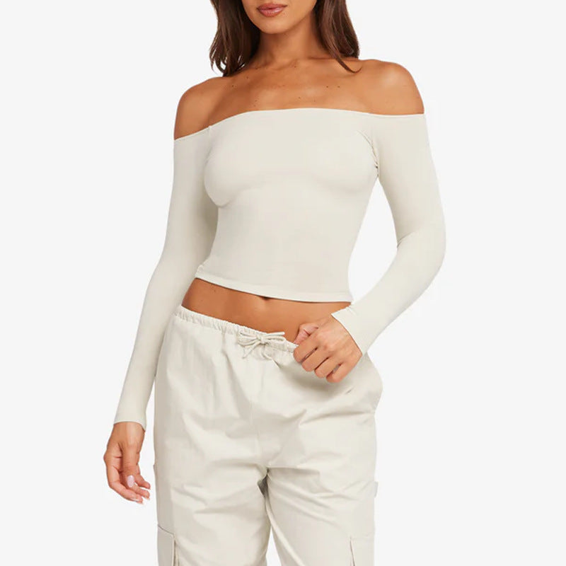 AÇAI - Open Shoulders Long Sleeve Shirt