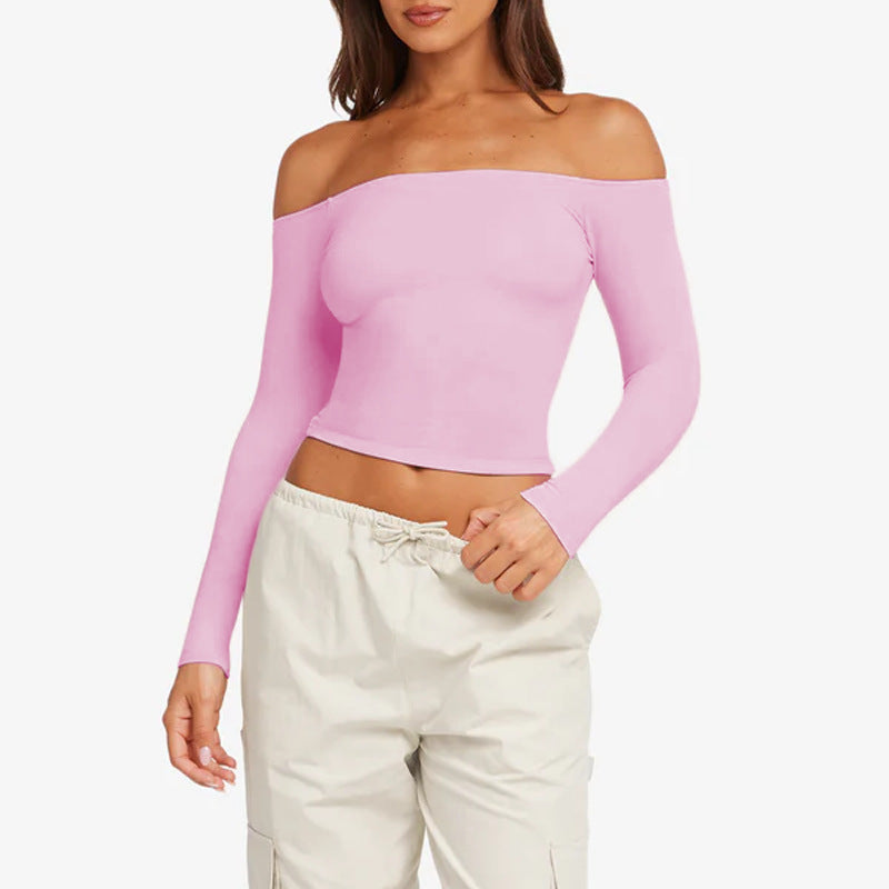 AÇAI - Open Shoulders Long Sleeve Shirt