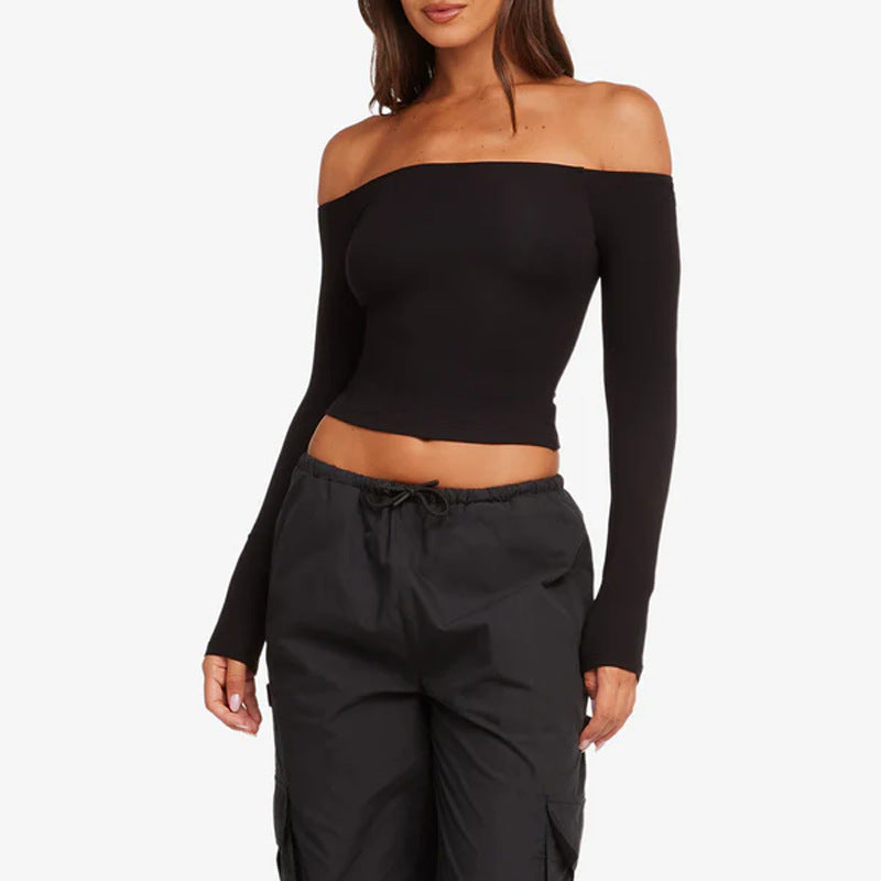 AÇAI - Open Shoulders Long Sleeve Shirt